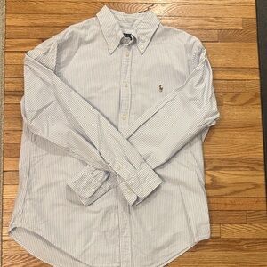 Ralph Lauren Light Blue Striped Shirt